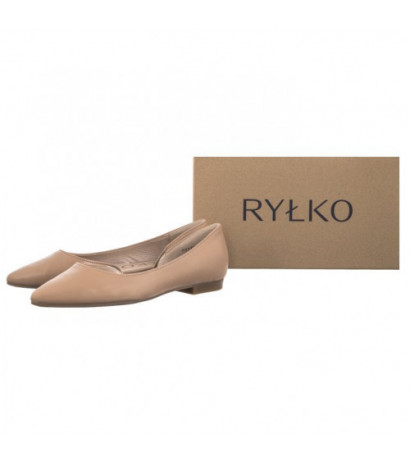 Ryłko Beżowe 1SM08___ _9TF (RY609-c) ballerinas