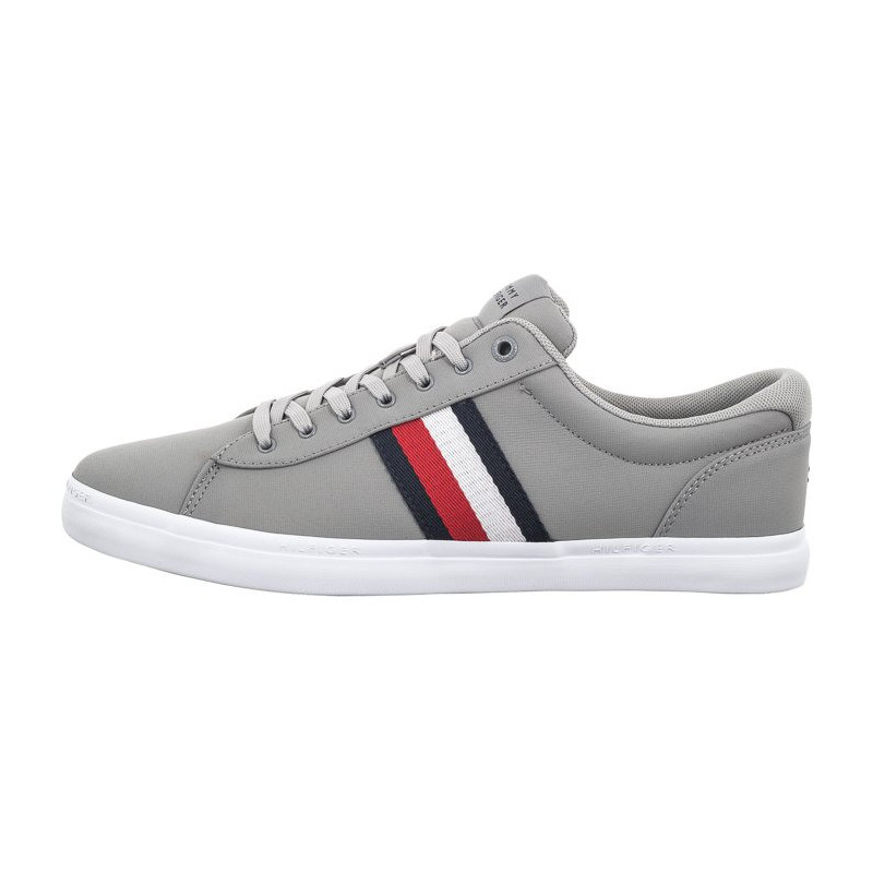 Tommy Hilfiger Iconic Vulc Stripes Mesh Antique Silver FM0FM05072 PRT (TH1084-a) sport shoes