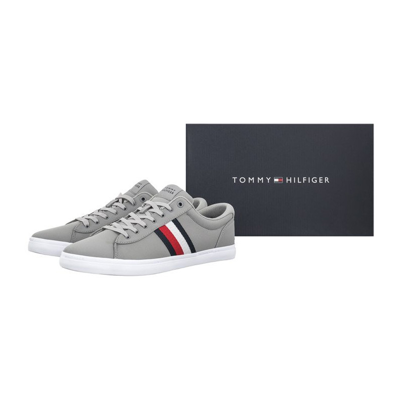 Tommy Hilfiger Iconic Vulc Stripes Mesh Antique Silver FM0FM05072 PRT (TH1084-a) sporta apavi