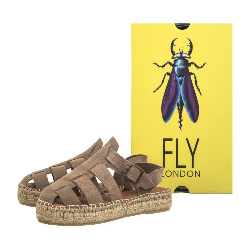 FLY London Pawi Suede Tan P801524006 (FL405-a) sandaalid