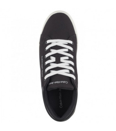 Calvin Klein Classic Cupsole Low Lth In Dc Black/Bright White YM0YM00976 0GM (CK495-a) sportiniai bateliai