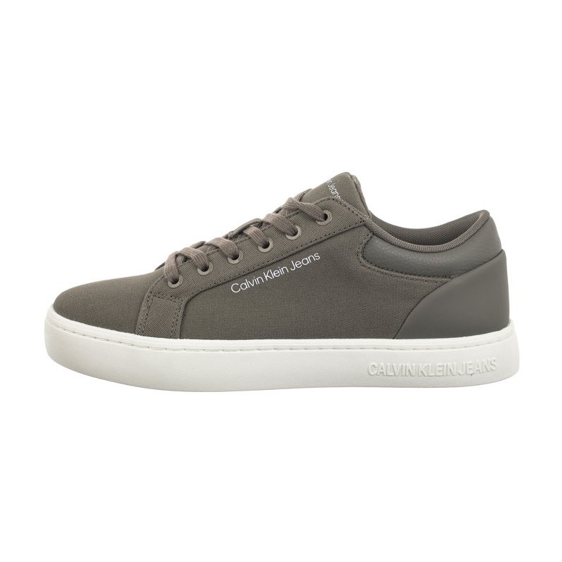 Calvin Klein Classic Cupsole Low Lth In Dc Dusty Olive/Bright White YM0YM00976 0IH (CK495-b) spordijalatsid