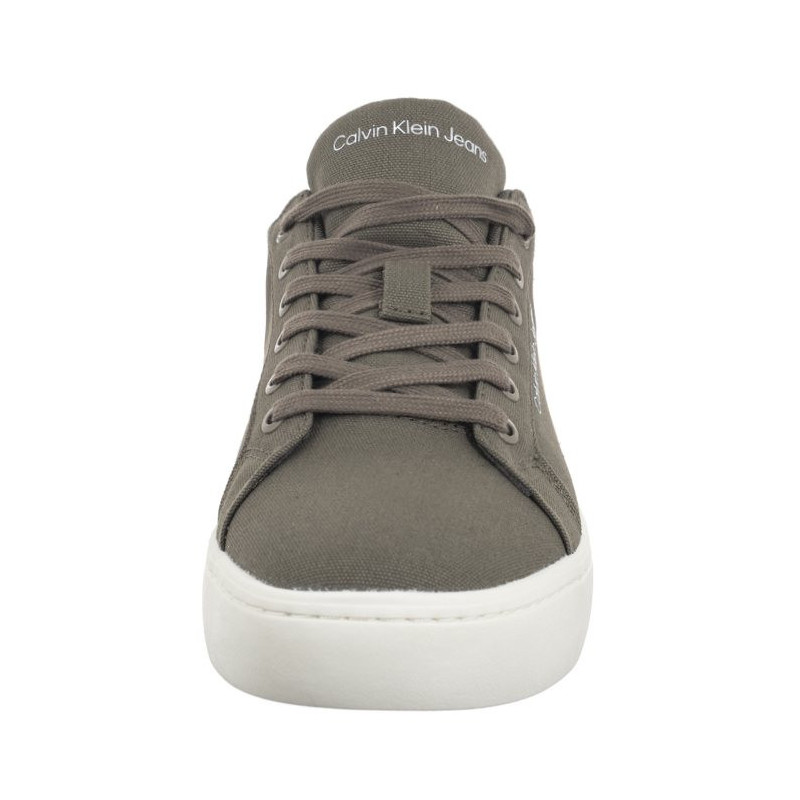 Calvin Klein Classic Cupsole Low Lth In Dc Dusty Olive/Bright White YM0YM00976 0IH (CK495-b) spordijalatsid