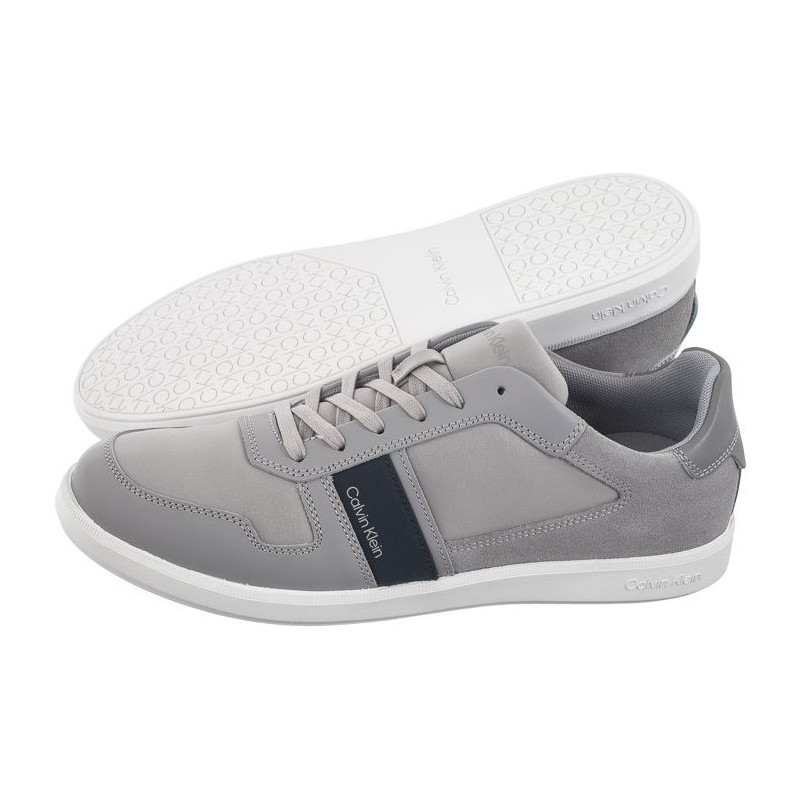 Calvin Klein Low Top Lace Up Mix Uk Grey/Navy HM0HM00491 0IY (CK498-a) batai