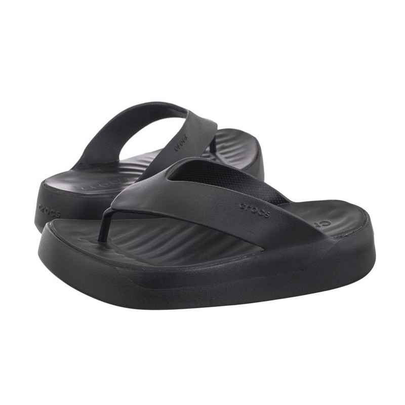 Crocs Getaway Platform Flip Black 209410-001 (CR308-a) shoes