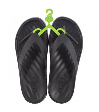 Crocs Getaway Flip Black 209589-001 (CR327-a) šlepetės