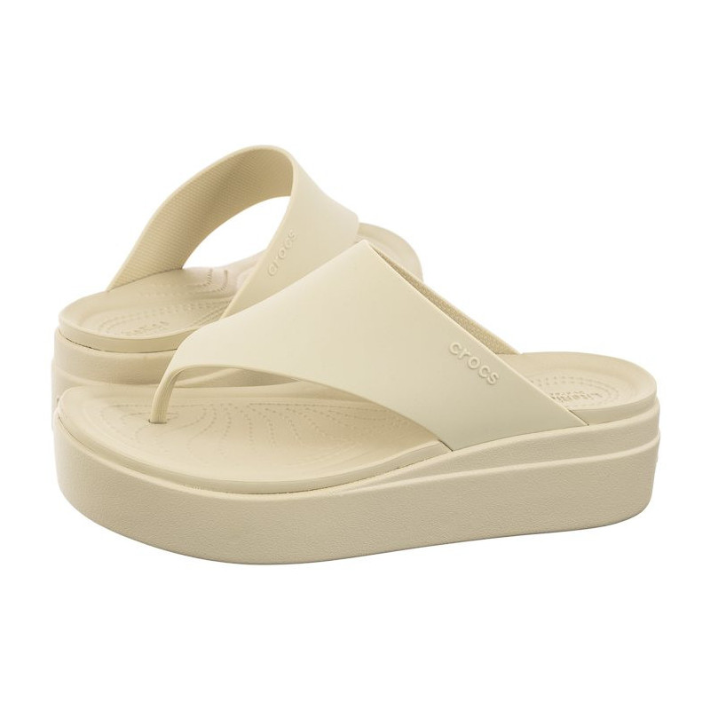 Crocs Brooklyn Flip Bone 208727-2Y2 (CR312-a) kurpes