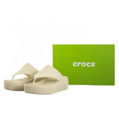 Crocs Brooklyn Flip Bone 208727-2Y2 (CR312-a) bateliai