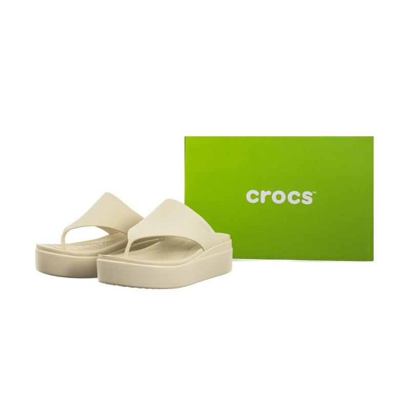 Crocs Brooklyn Flip Bone 208727-2Y2 (CR312-a) bateliai