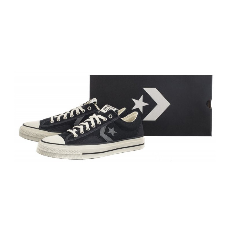 Converse Star Player 76 OX Black/Egret/Cyber Grey A06110C (CO672-a) shoes