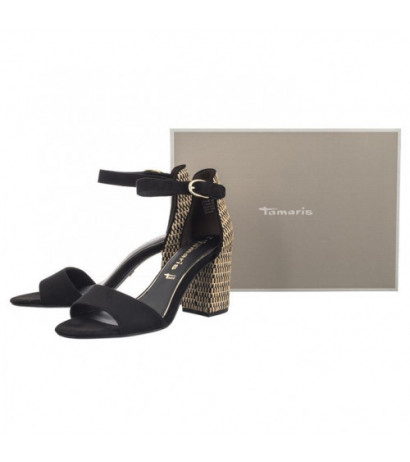 Tamaris Czarne 1-28356-42 098 Black Comb (TM482-a) shoes