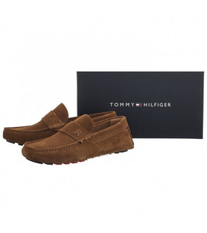 Tommy Hilfiger TH Classic Suede Driver Coconut Grove FM0FM05000 GVQ (TH1092-b) batai