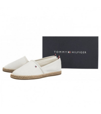 Tommy Hilfiger Basic Tommy Flat Espadrille Ecru FW0FW06497 YBL (TH1016-c) kingad