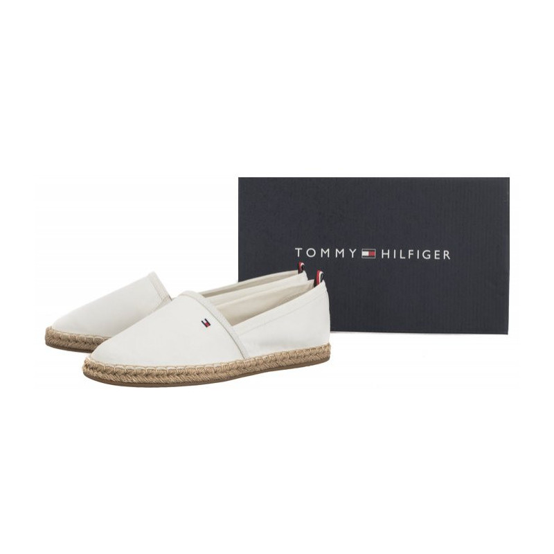 Tommy Hilfiger Basic Tommy Flat Espadrille Ecru FW0FW06497 YBL (TH1016-c) kingad