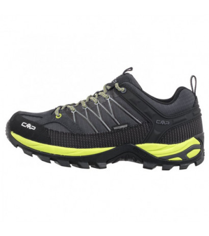 CMP Rigel Low Trekking Shoes Wp 3Q54457 72UN Antracite-Limegreen (CM20-a) batai