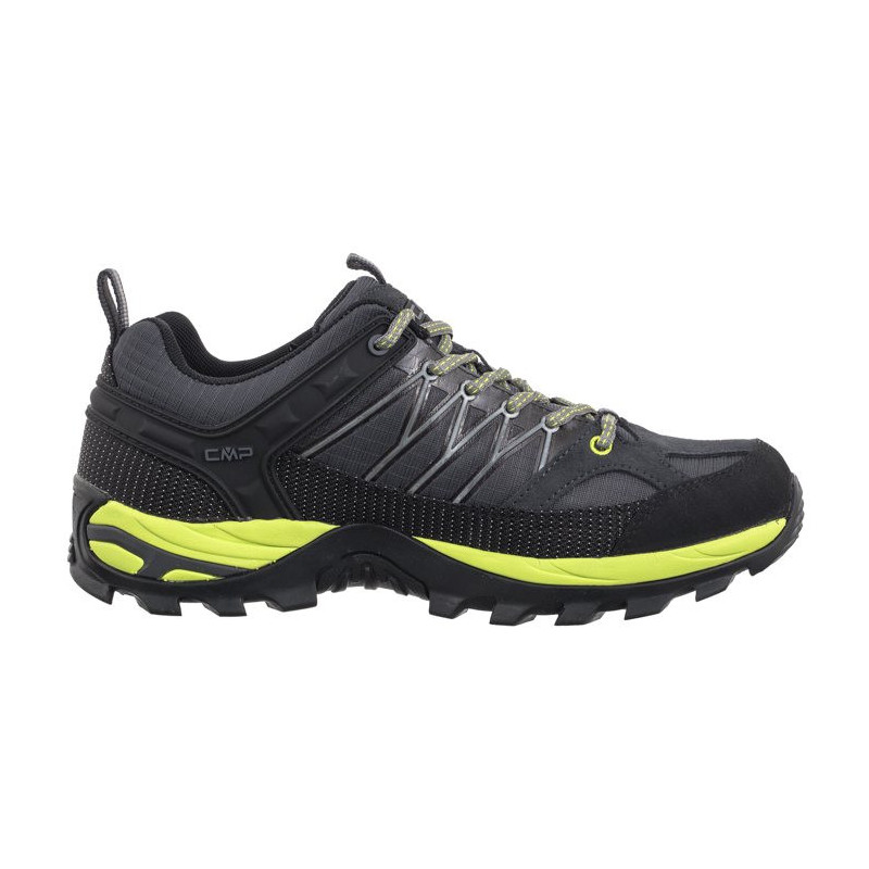 CMP Rigel Low Trekking Shoes Wp 3Q54457 72UN Antracite-Limegreen (CM20-a) batai