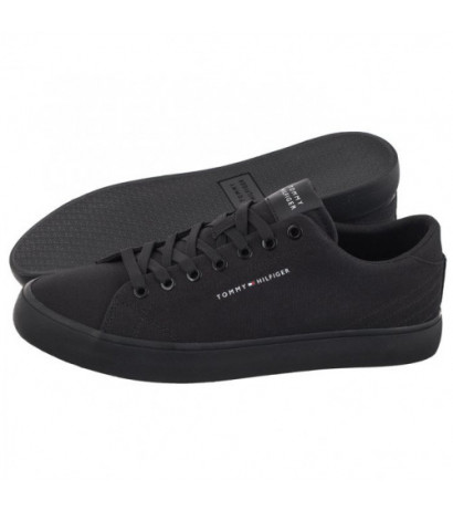 Tommy Hilfiger TH Hi Vulc Low Canvas Black FM0FM04882 BDS (TH1079-b) tossud