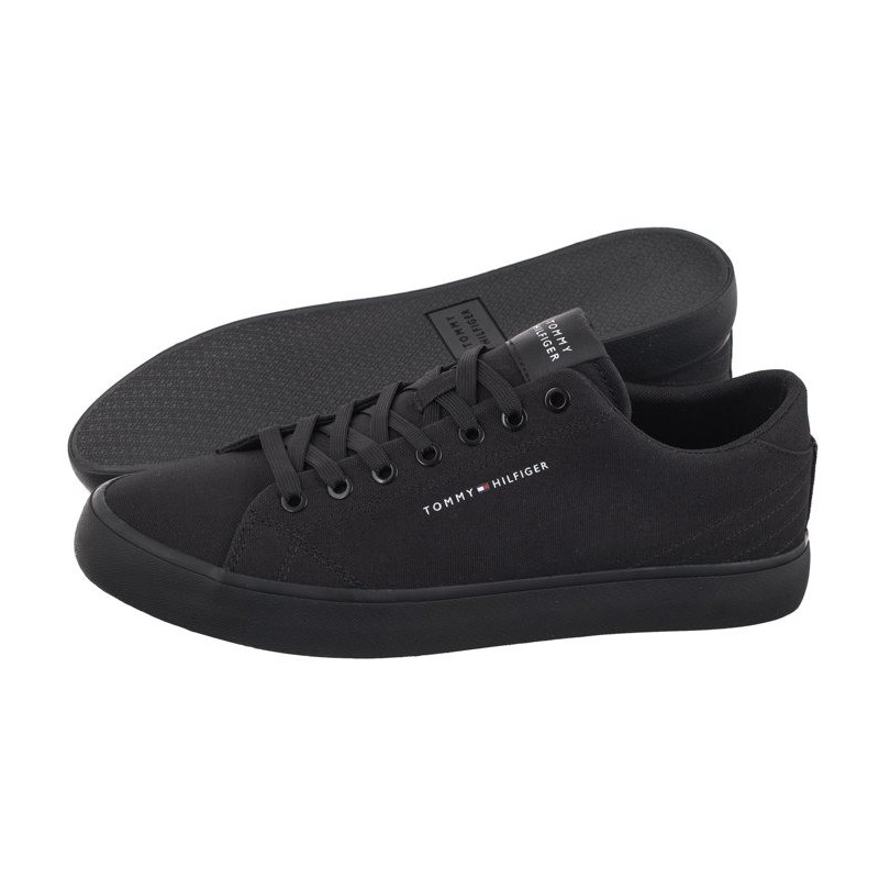 Tommy Hilfiger TH Hi Vulc Low Canvas Black FM0FM04882 BDS (TH1079-b) Sneakers