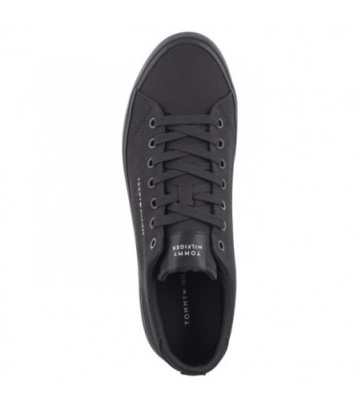 Tommy Hilfiger TH Hi Vulc Low Canvas Black FM0FM04882 BDS (TH1079-b) sportiniai bateliai 