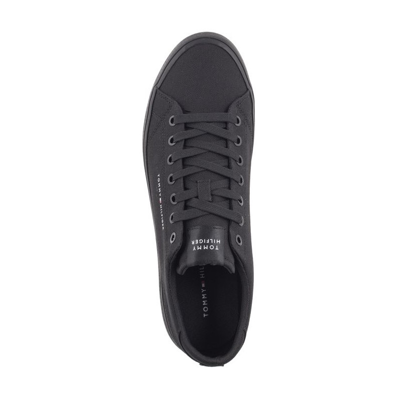 Tommy Hilfiger TH Hi Vulc Low Canvas Black FM0FM04882 BDS (TH1079-b) Sneakers