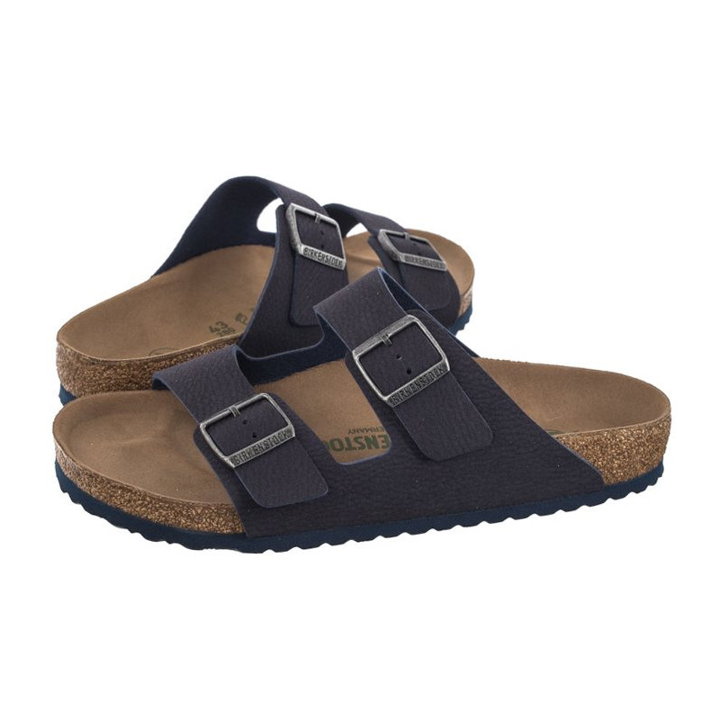 Birkenstock Arizona BS Desert Dust Indigo Blue Vegan 1023116 (BK182-b) slippers