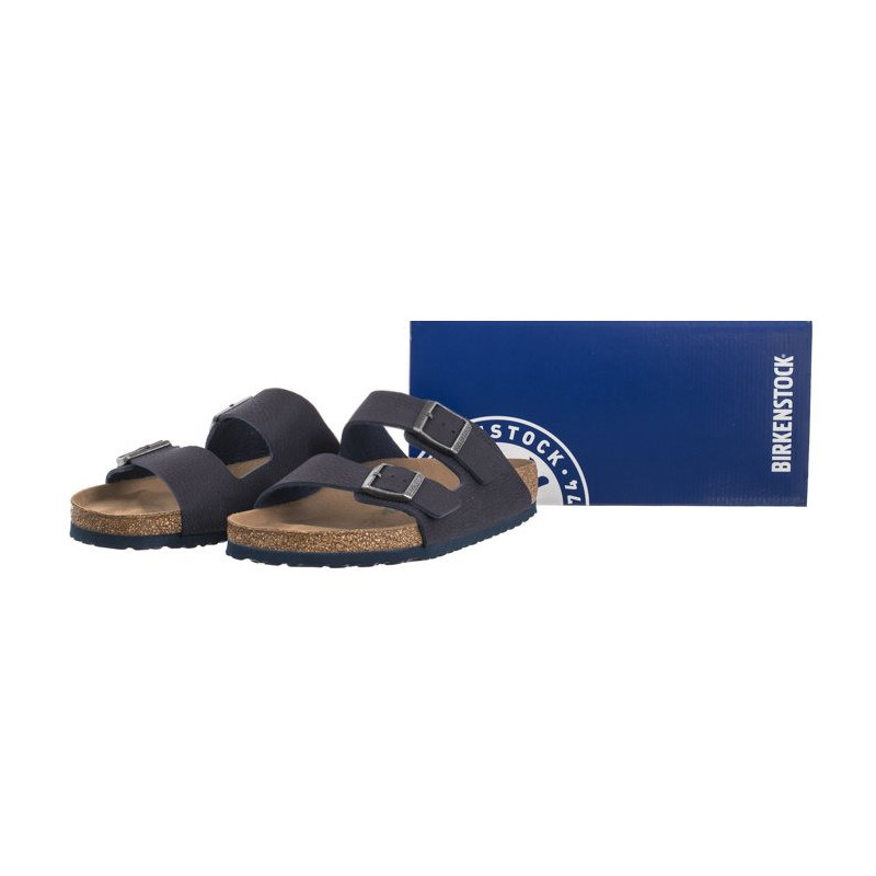 Birkenstock Arizona BS Desert Dust Indigo Blue Vegan 1023116 (BK182-b) slippers