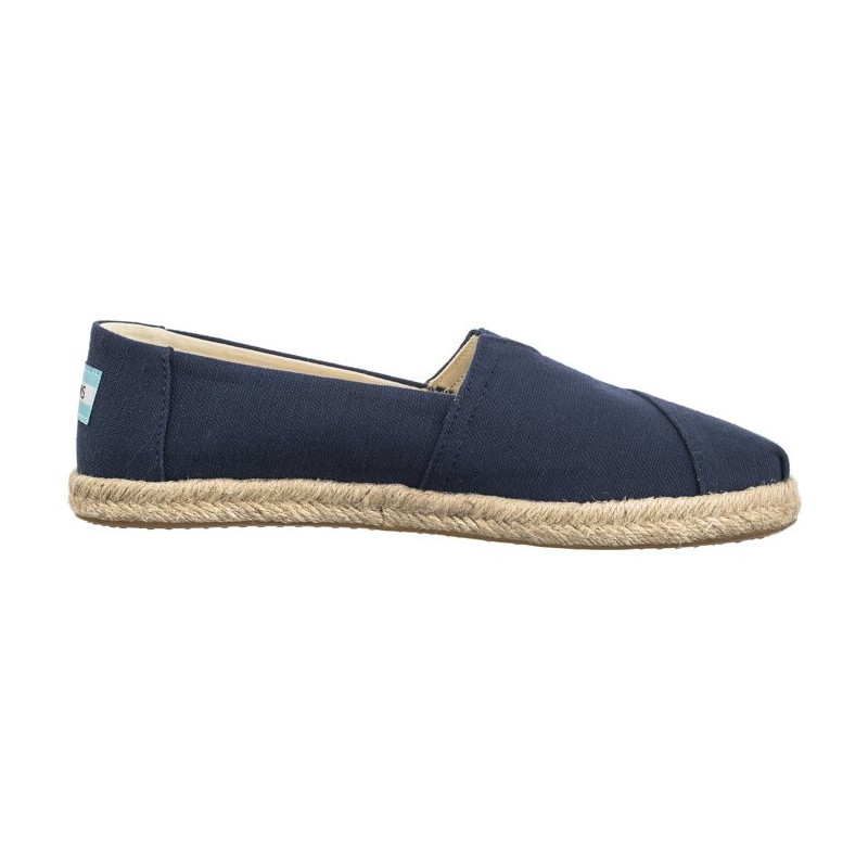 Toms Alpargata Rope Navy Recycled Cotton Slubby Woven 10019674 (TS45-a) sneakers