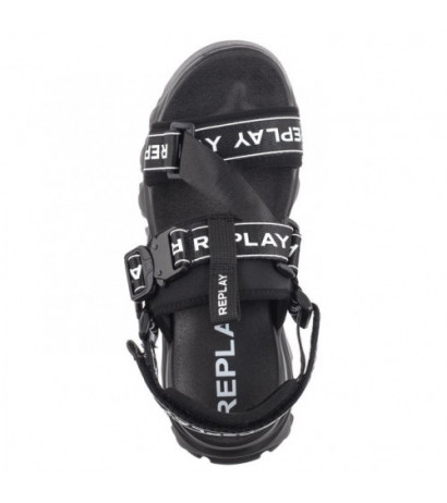 Replay Juyce Buckle GWSA6.000.C0001T RSA60001T 0003 Black (RP15-a) sandalai