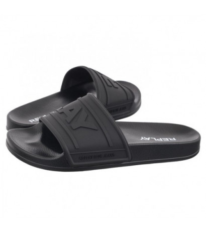 Replay Up Write GMF1A.000.C0048S RF1A0048S 0562 Black Black (RP13-a) slippers