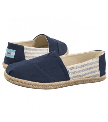 Toms Alpargata Rope Navy Recycled Cotton University Stripes 10019683 (TS31-b) kingad