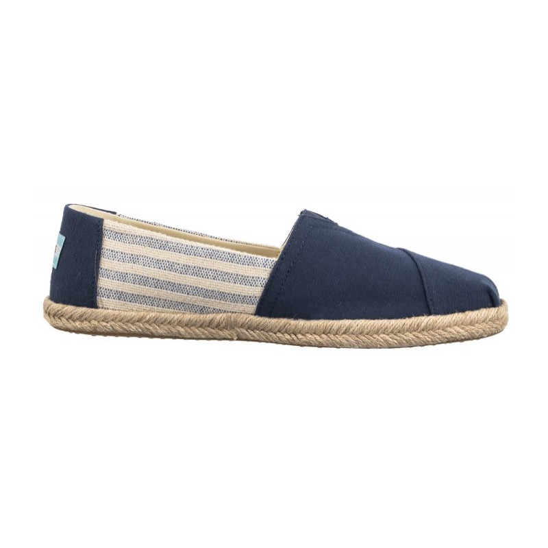 Toms Alpargata Rope Navy Recycled Cotton University Stripes 10019683 (TS31-b) kingad