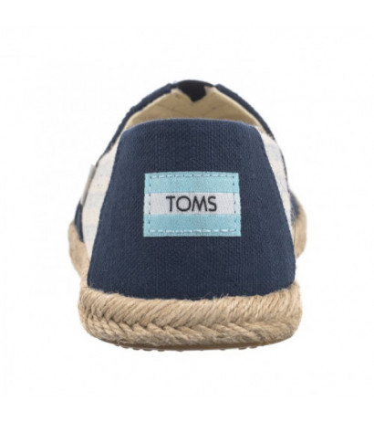 Toms Alpargata Rope Navy Recycled Cotton University Stripes 10019683 (TS31-b) kingad