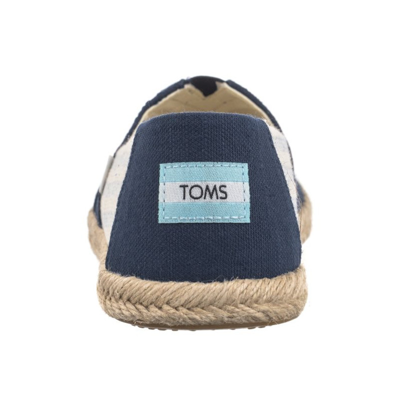 Toms Alpargata Rope Navy Recycled Cotton University Stripes 10019683 (TS31-b) kingad