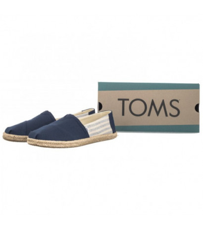 Toms Alpargata Rope Navy Recycled Cotton University Stripes 10019683 (TS31-b) kingad