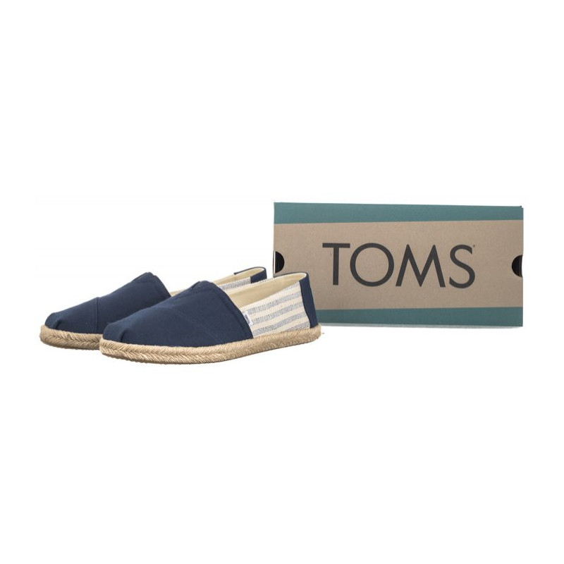 Toms Alpargata Rope Navy Recycled Cotton University Stripes 10019683 (TS31-b) kingad