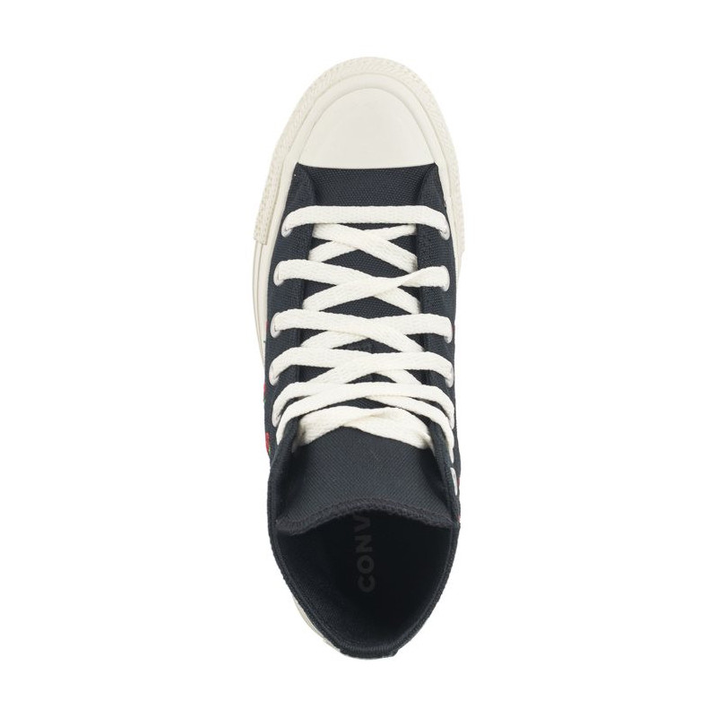 Converse CTAS Hi Black/Egret/Red A08142C (CO675-a) bateliai