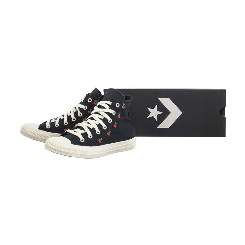 Converse CTAS Hi Black/Egret/Red A08142C (CO675-a) bateliai