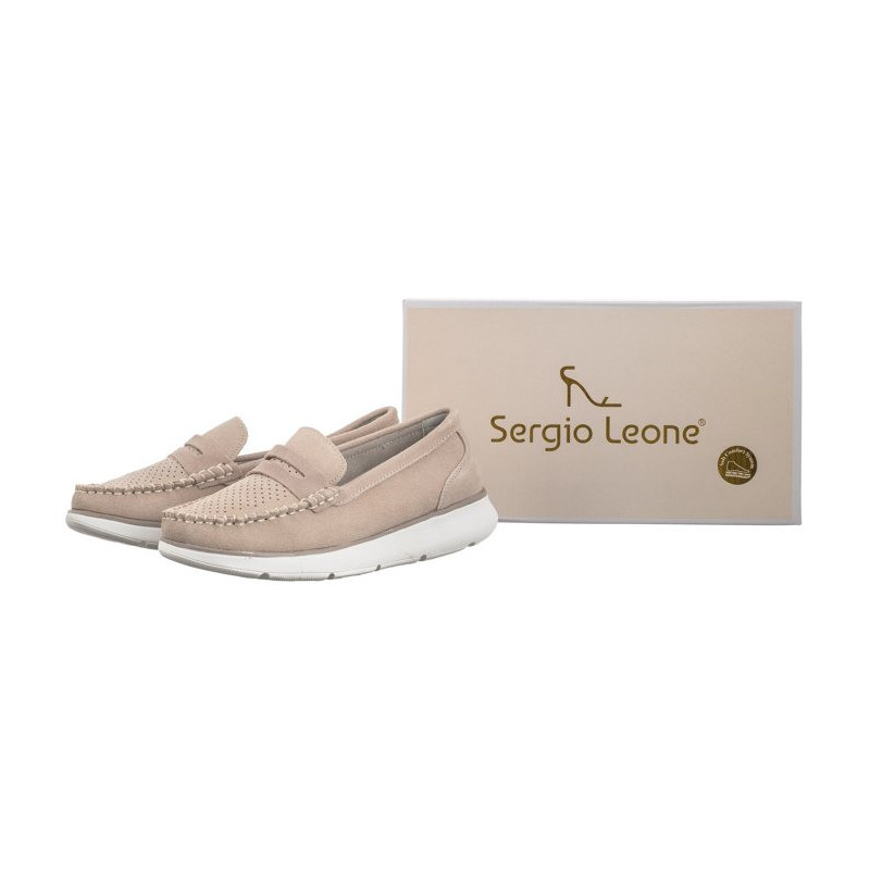 Sergio Leone Beżowe SP 012 (SL518-a) shoes