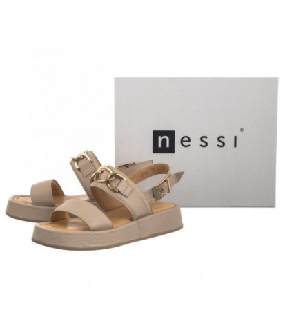 Nessi Beżowe 22197 02 (NE376-a) sandals