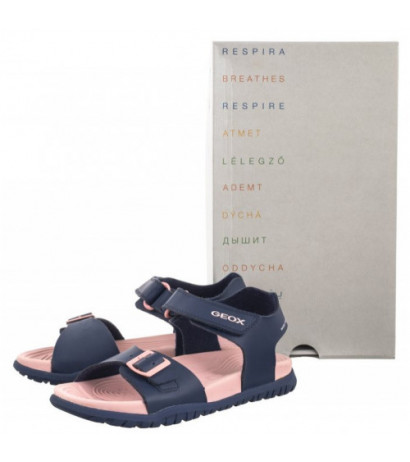 Geox J Sandal Fusbetto G. A Navy/Pink J35HMA 000BC C0694 (GE172-c) sandaalid