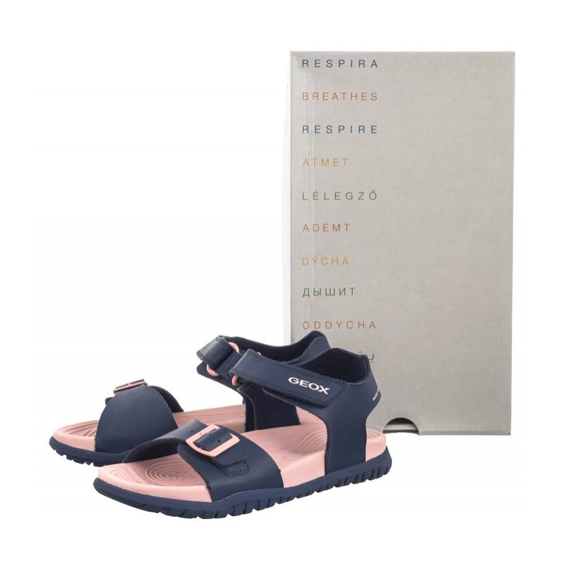 Geox J Sandal Fusbetto G. A Navy/Pink J35HMA 000BC C0694 (GE172-c) sandalai