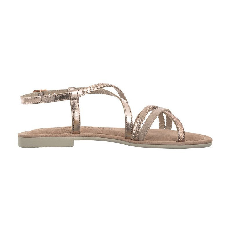 Tamaris Złote 1-28139-42 952 Rose Metallic (TM487-a) sandals