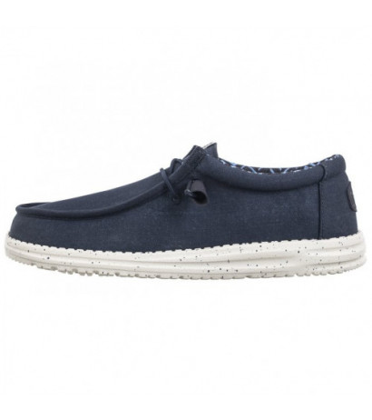 Hey Dude Wally Stretch Canvas Navy 40700-410 (HY14-a) kingad