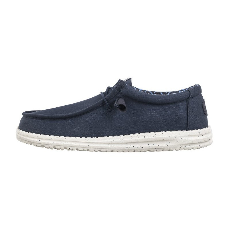 Hey Dude Wally Stretch Canvas Navy 40700-410 (HY14-a) batai