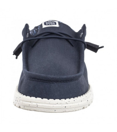 Hey Dude Wally Stretch Canvas Navy 40700-410 (HY14-a) kingad