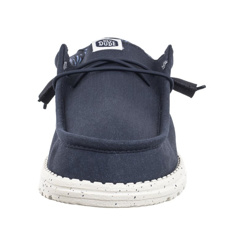 Hey Dude Wally Stretch Canvas Navy 40700-410 (HY14-a) kingad