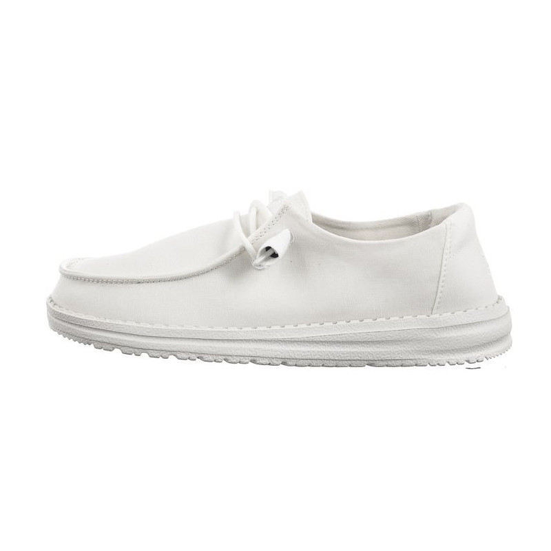 Hey Dude Wendy Slub Canvas White 40063-100 (HY16-a) batai