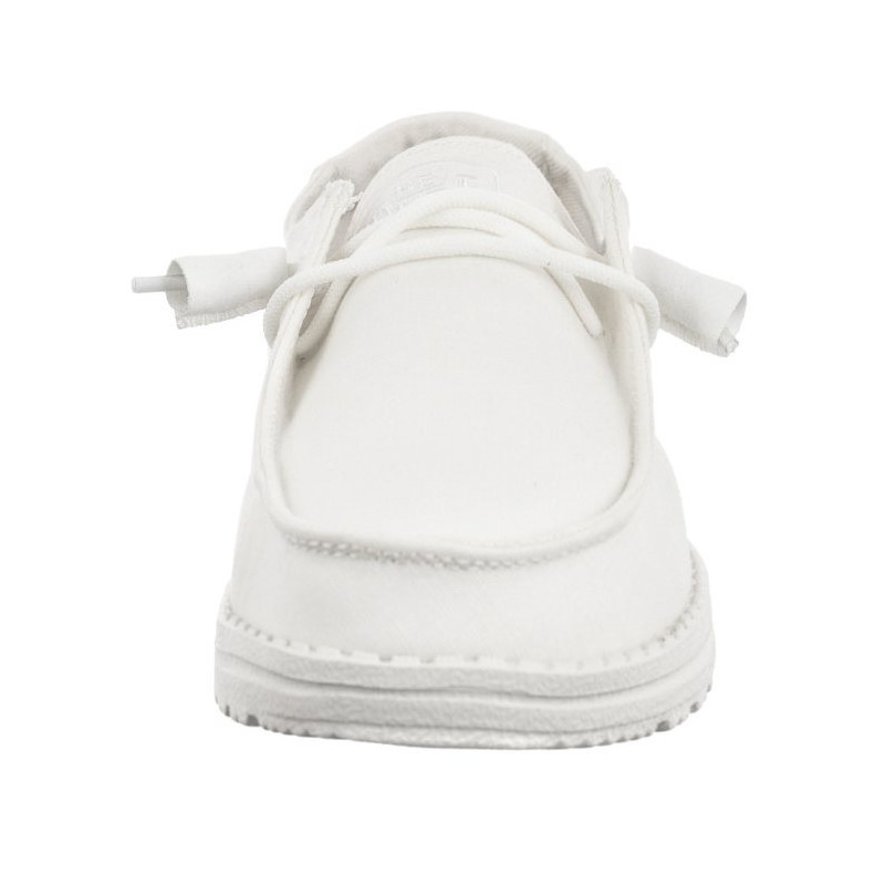 Hey Dude Wendy Slub Canvas White 40063-100 (HY16-a) shoes