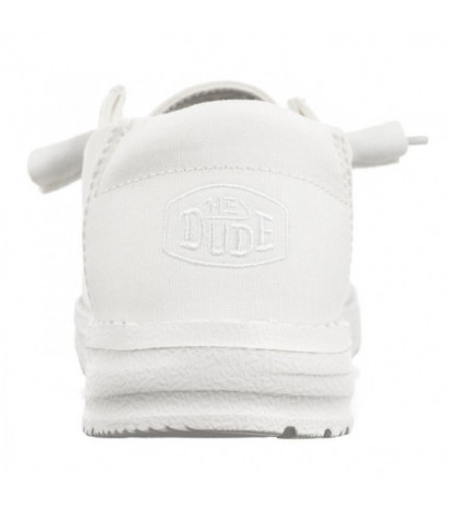 Hey Dude Wendy Slub Canvas White 40063-100 (HY16-a) batai