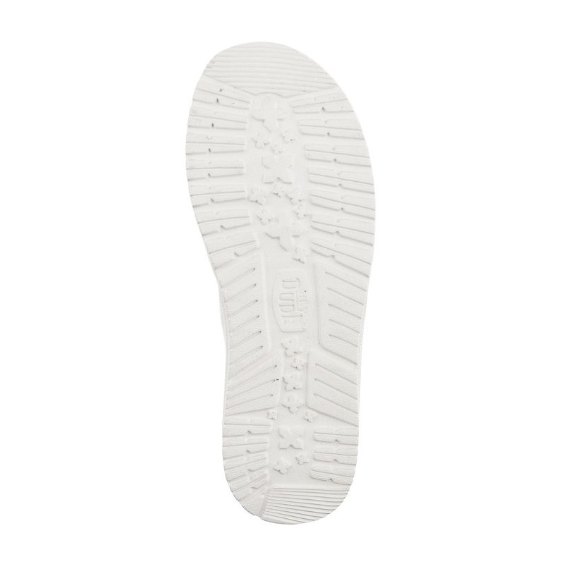 Hey Dude Wendy Slub Canvas White 40063-100 (HY16-a) kurpes